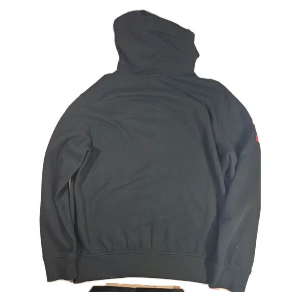 Polo Ralph Lauren Hoodie Mens L Black Red Big Pony Logo #3 Pullover Sweatshirt - Picture 7 of 7